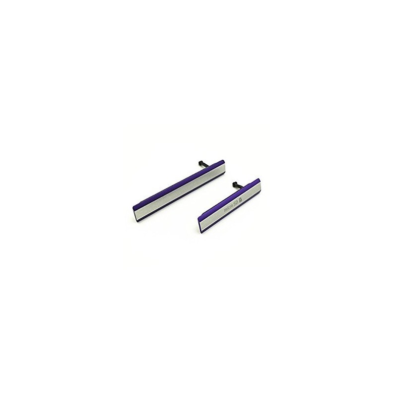 Conjunto de Tapa Lateral para Sony Xperia Z2 en color purpura.