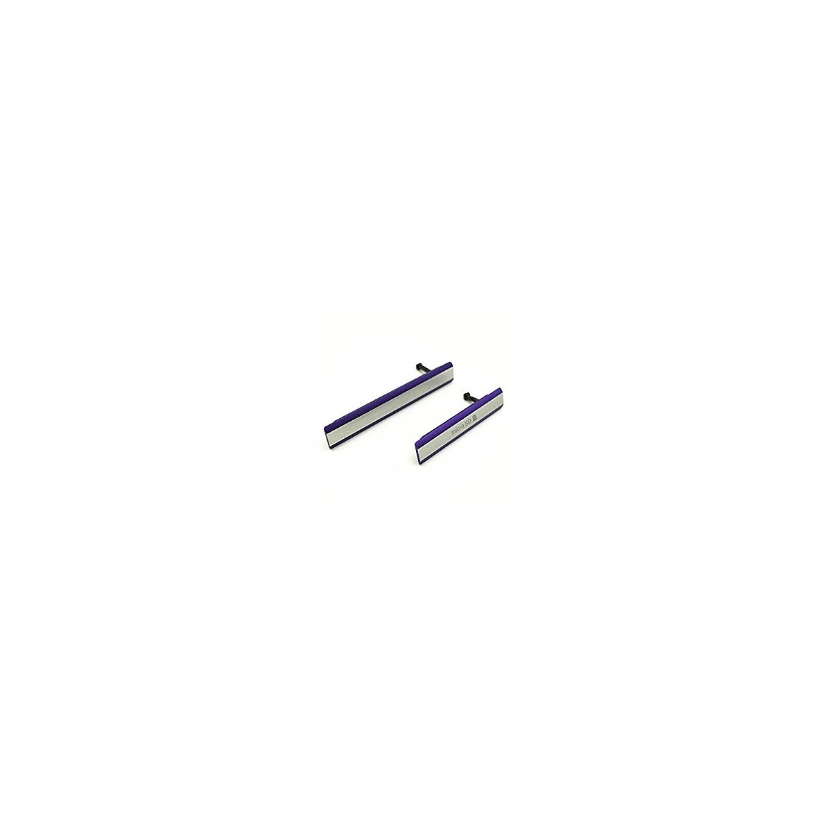 Conjunto de Tapa Lateral para Sony Xperia Z2 em cor purpura.