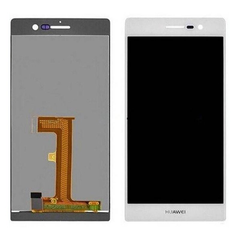 Pantalla completa HUawei Ascend P7 blanca