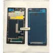 Carcasa central de pantalla, chasis intermedio para Sony Xperia Z1, L39H, L39T, C6902, C6903, C6906, C6916, C6943 Morada