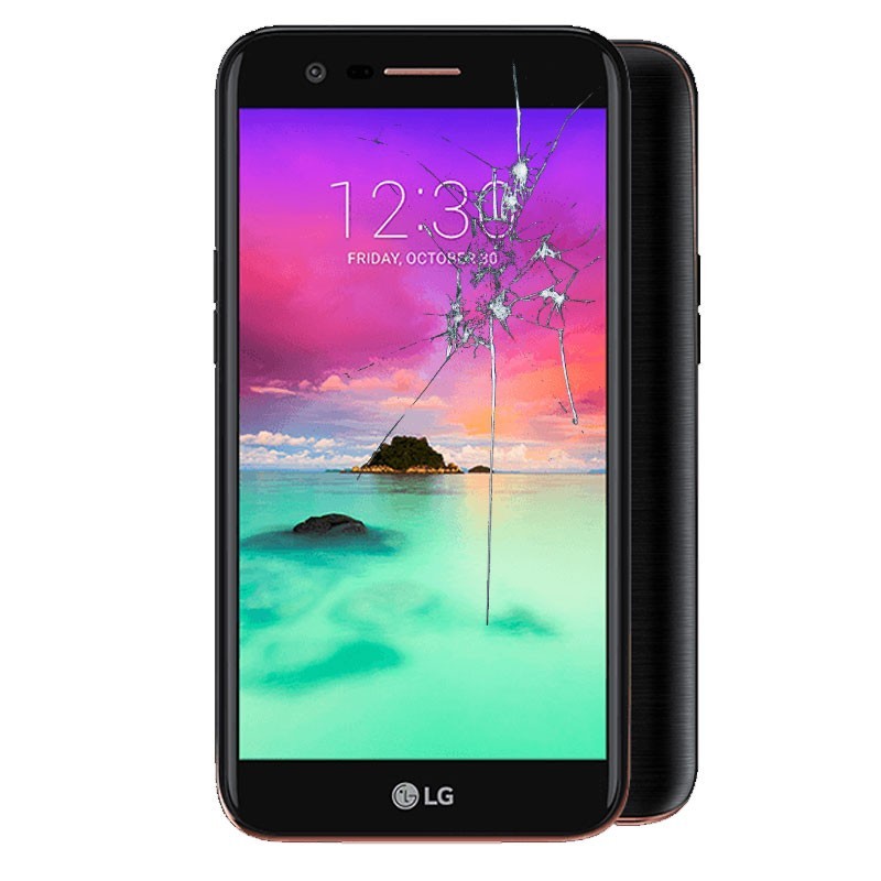 Reparaçao Ecrã LG K10 K420N NEGRA