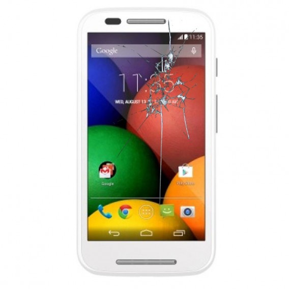 Reparaçao Ecrã MOTOROLA MOTO E XT1021 BLANCA
