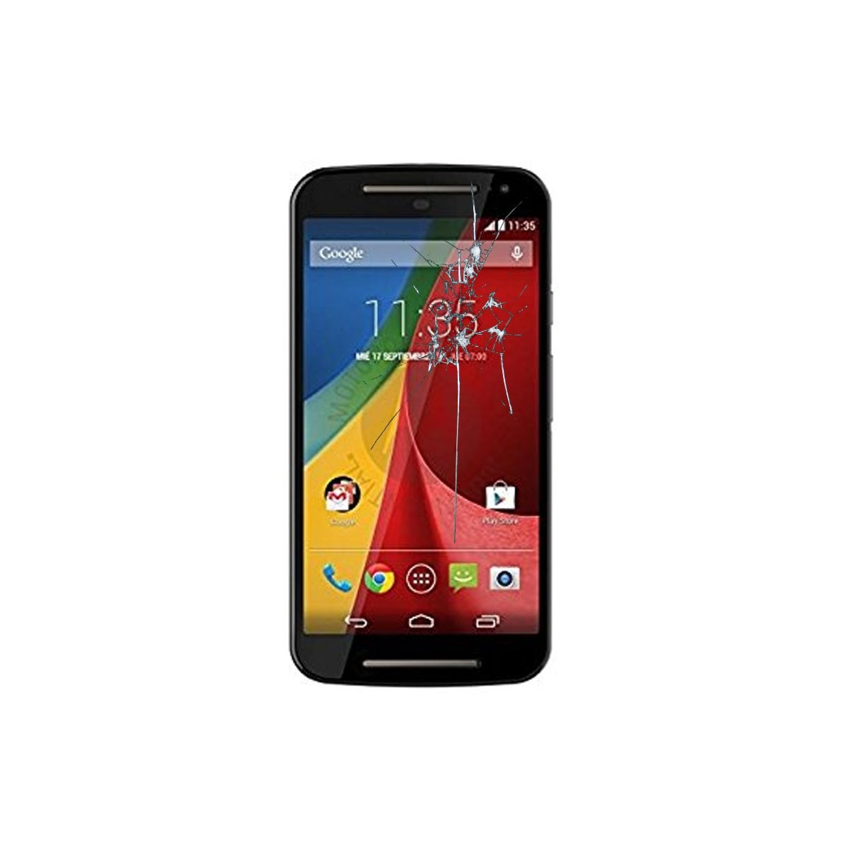 Reparaçao Ecrã MOTOROLA MOTO E XT1021 BLANCA