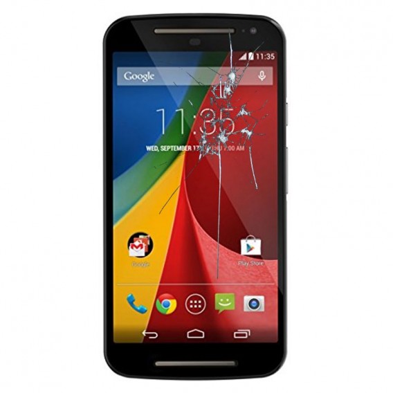 Reparaçao Ecrã MOTOROLA MOTO G2 XT1063 NEGRA