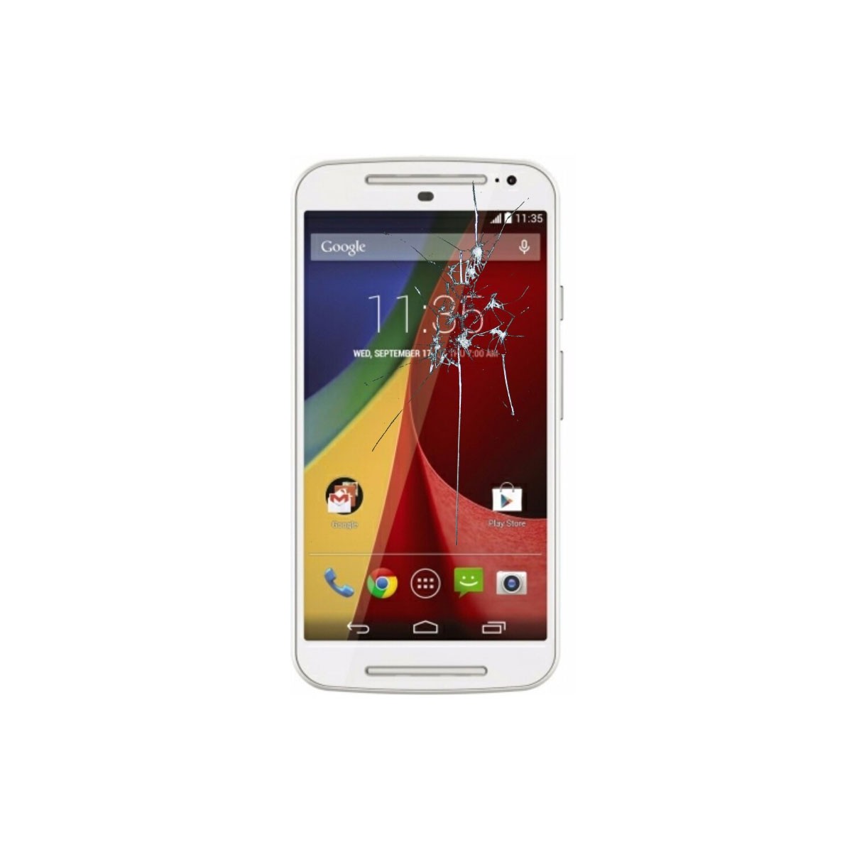 Reparacion pantalla MOTOROLA MOTO G2 XT1063 BLANCA