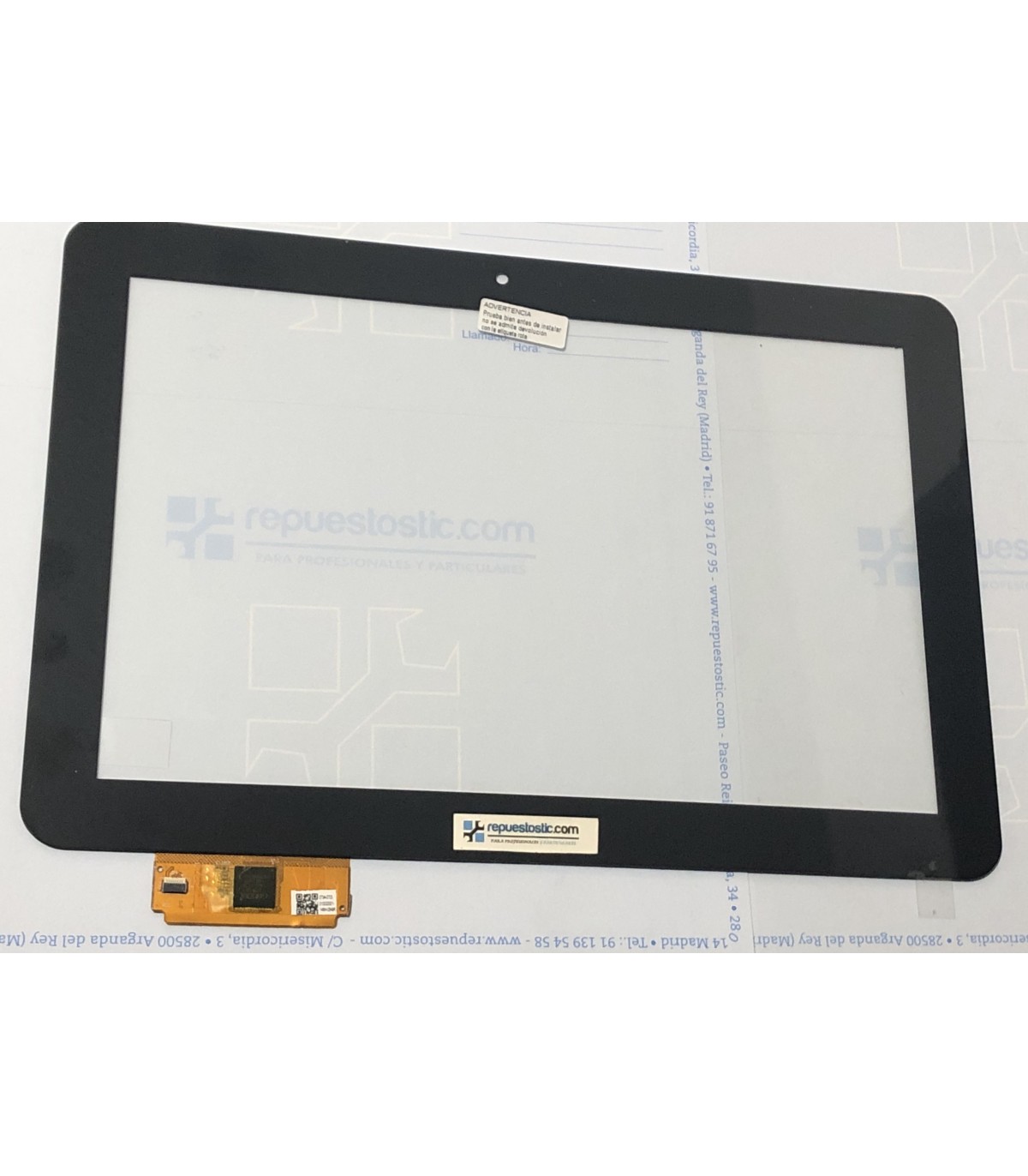 Pantalla táctil para la tablet BQ Edison, BQ Edison 2 y BQ Edison 3 de 10.1 pulgadas