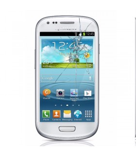 Reparaçao Ecrã (cristal) Samsung S4  MINI i9190/i9195 BLANCA