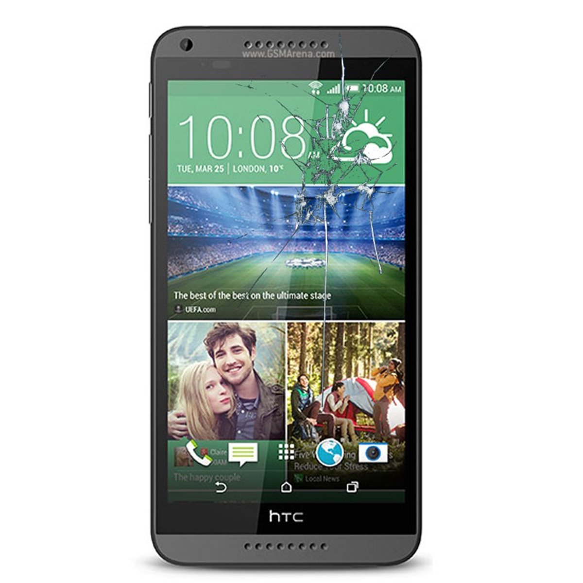 Reparacion pantalla HTC Desire 816 NEGRA