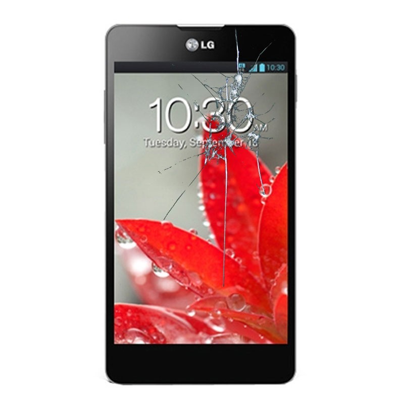 Reparacion pantalla LG OPTIMUS G E975 com marco