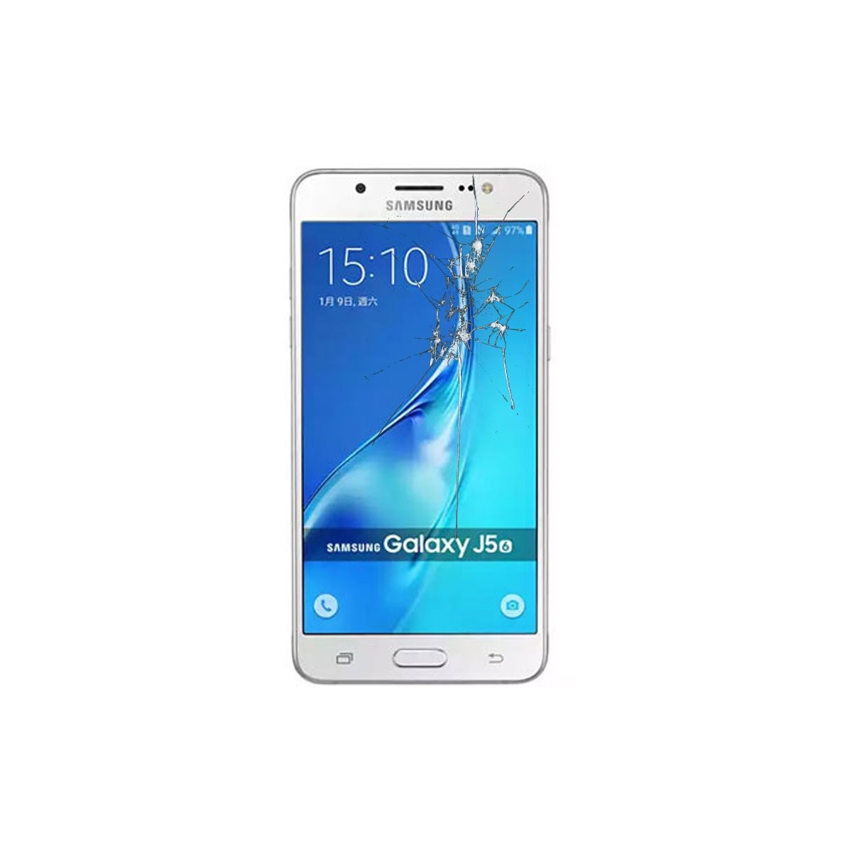 Pantalla completa samsung galaxy J5 2016 J510 ORO