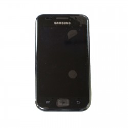 Pantalla completa con marco   para Samsung GT-I9000, i9001 Galaxy negra