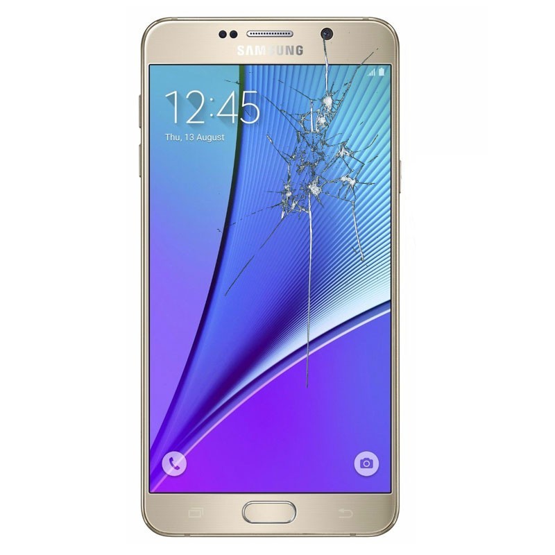 Reparacion pantalla Original Samsung NOTE5 SM-920I DORADA