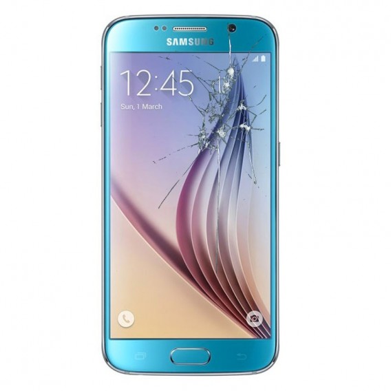 Reparaçao Ecrã Original Samsung Samsung S6 G920F AZUL CLARO