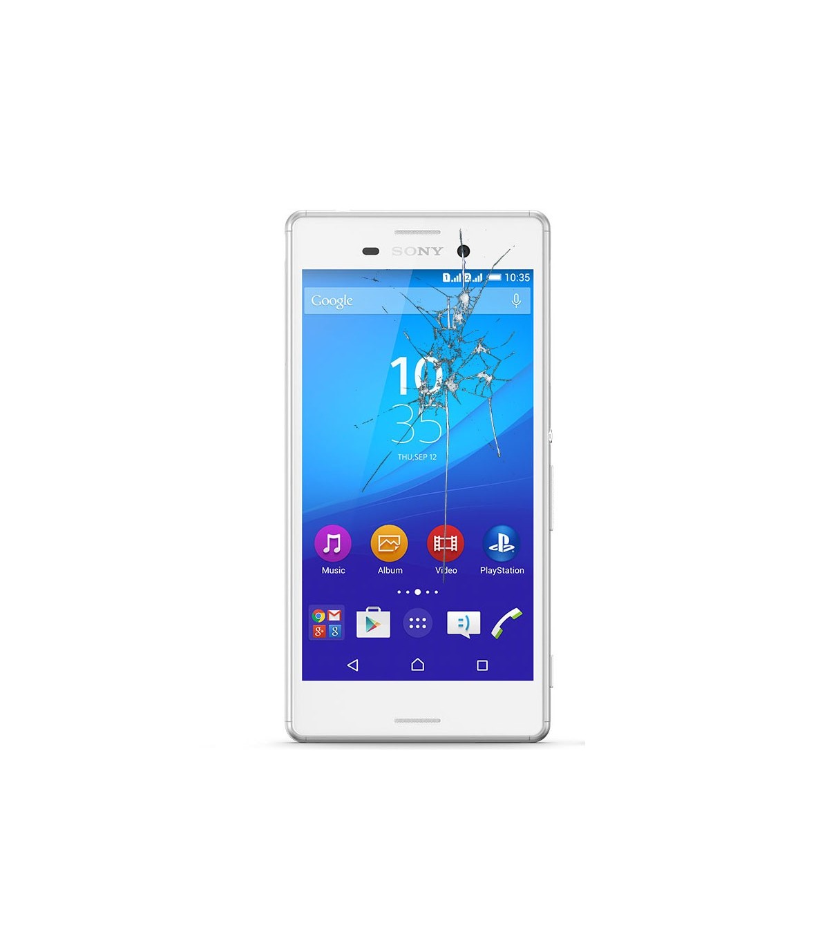 Reparaçao Ecrã Original SONY XPERIA M4 AQUA PRETO