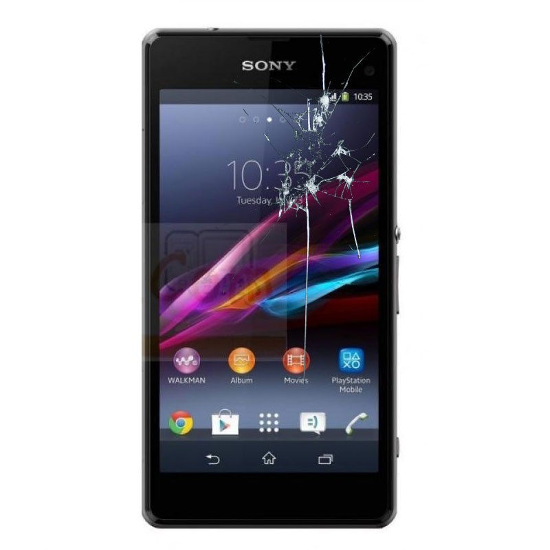Reparaçao Ecrã SONY XPERIA Z1 COMPACT PRETA