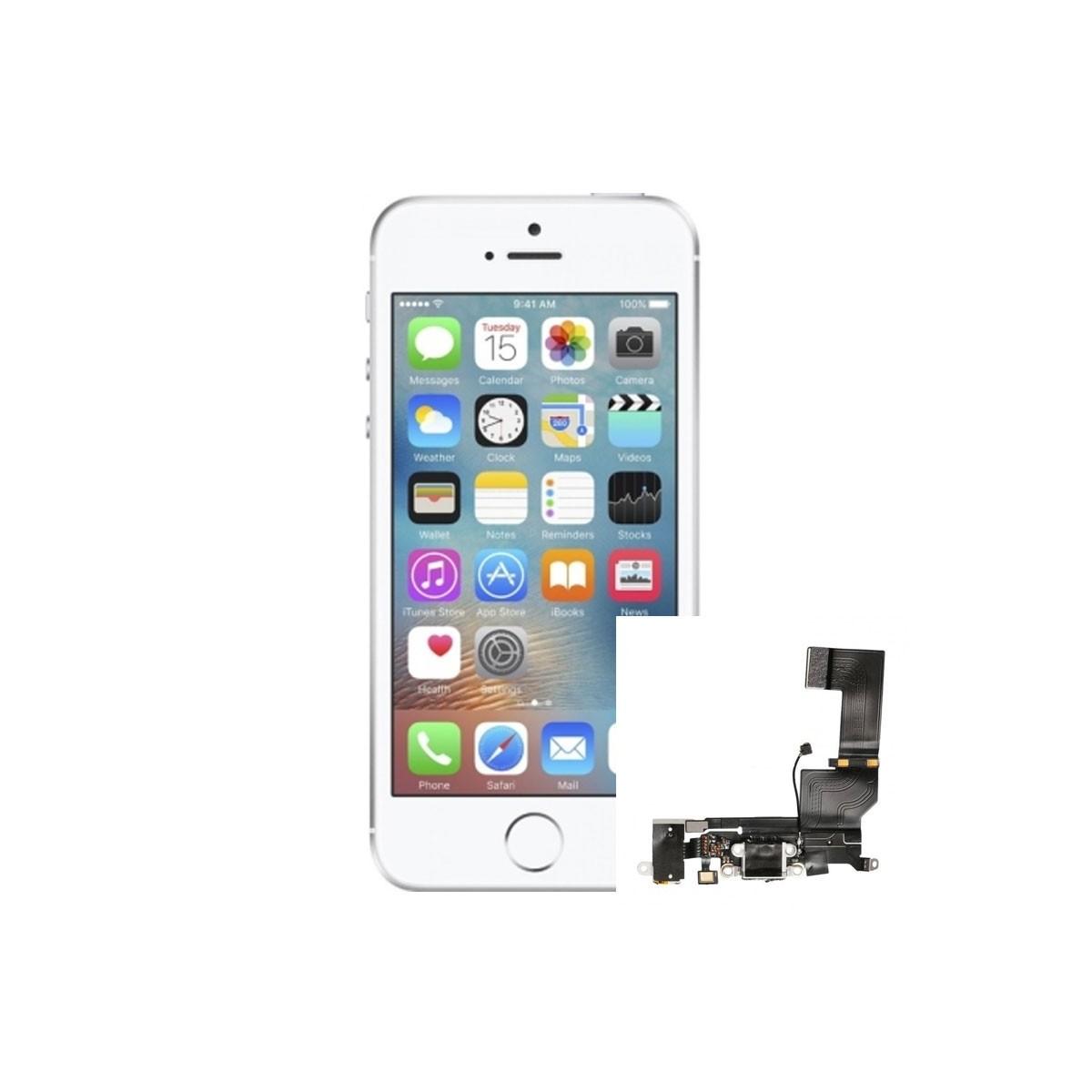 Reparaçao conetor de carrega iPhone SE