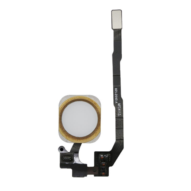 Flex Boton Home y Lector ID Huella Iphone 6 BLANCO