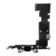 flex con conector de carga, micrófono para iPhone 8 Negro