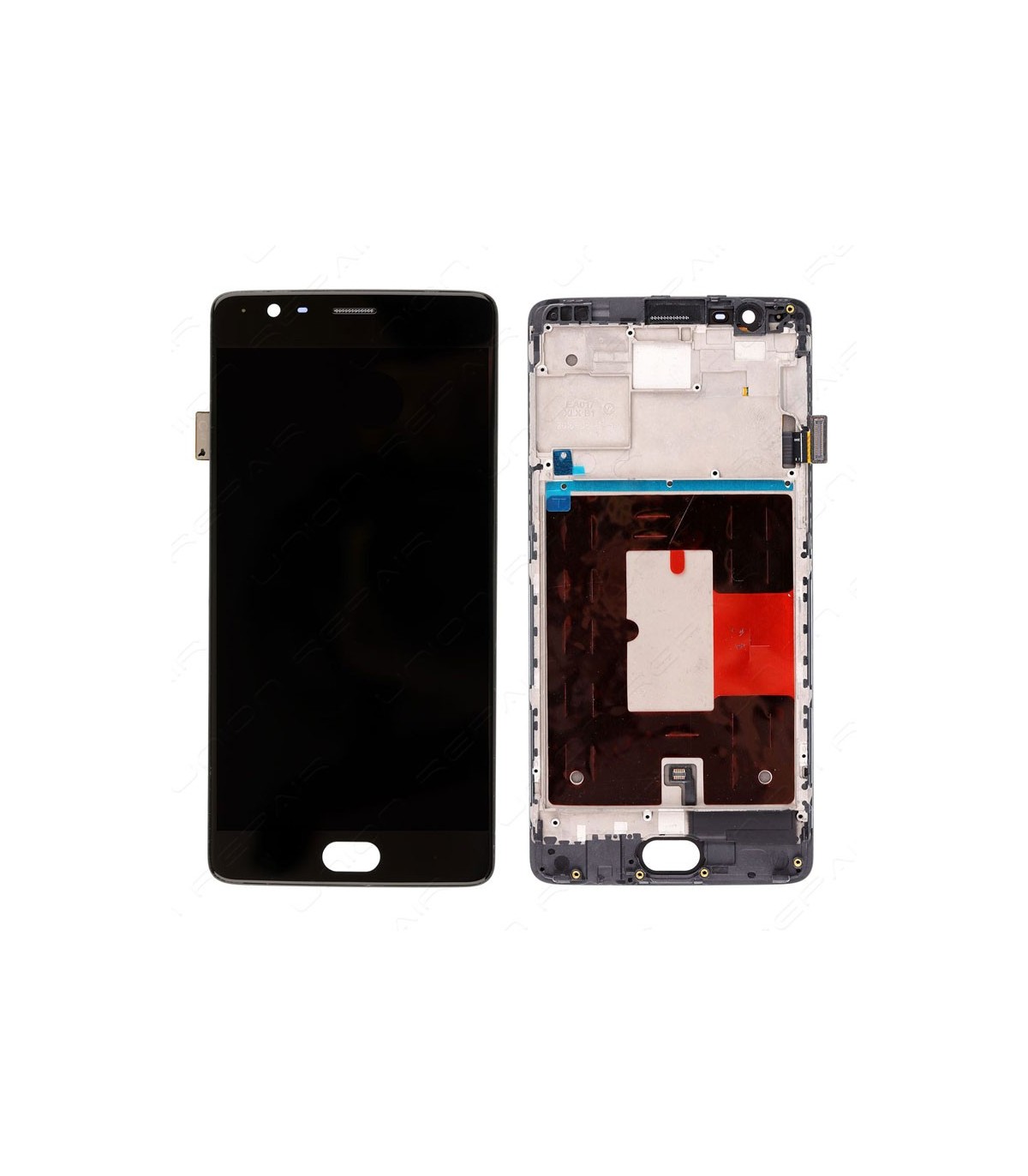 Pantalla completa (LCD,display con digitalizador,táctil) negra para Oneplus 2
