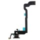 flex con conector de carga, micrófono para iPhone 8 Negro