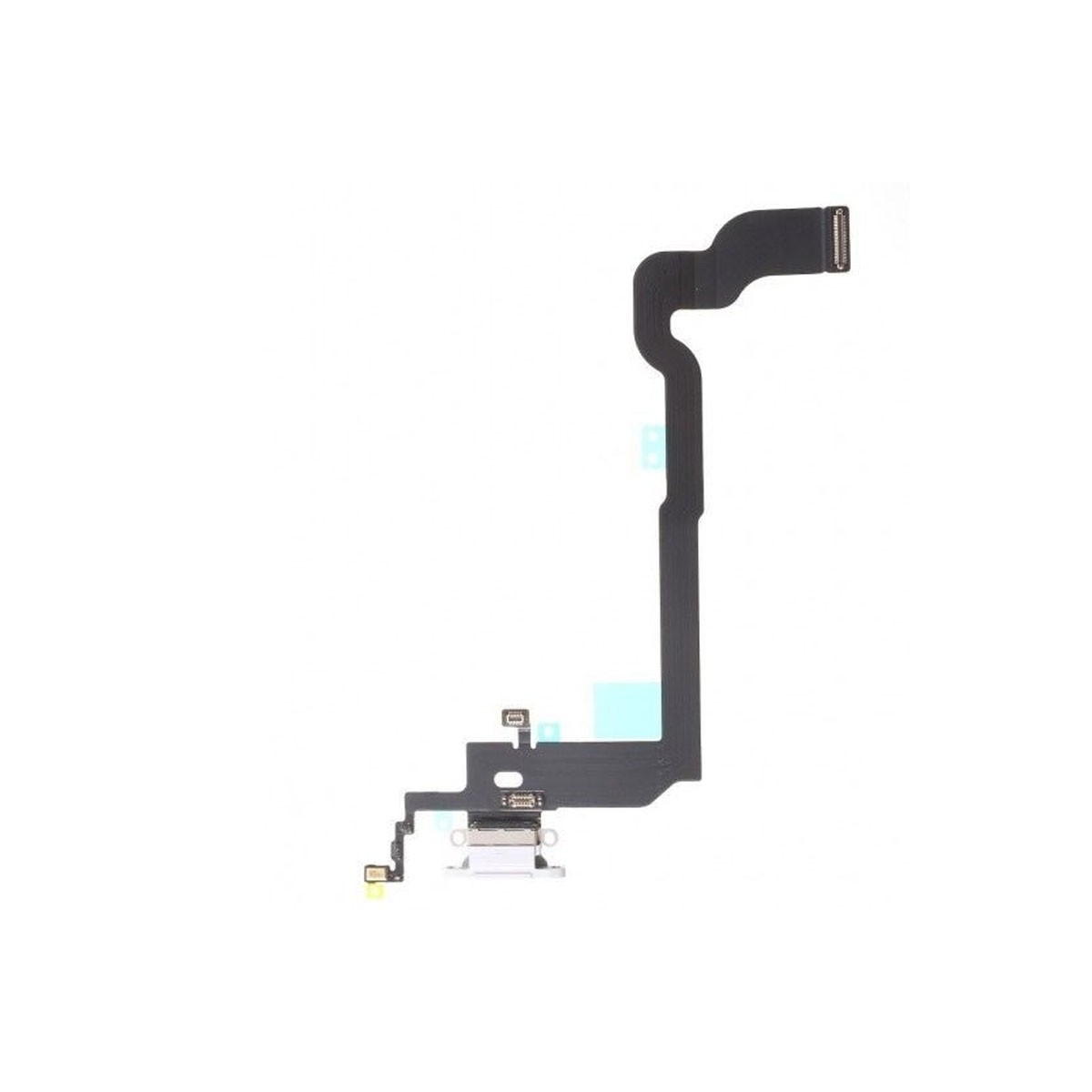 Flex con conector de carga, micrófono iPhone X Blanco