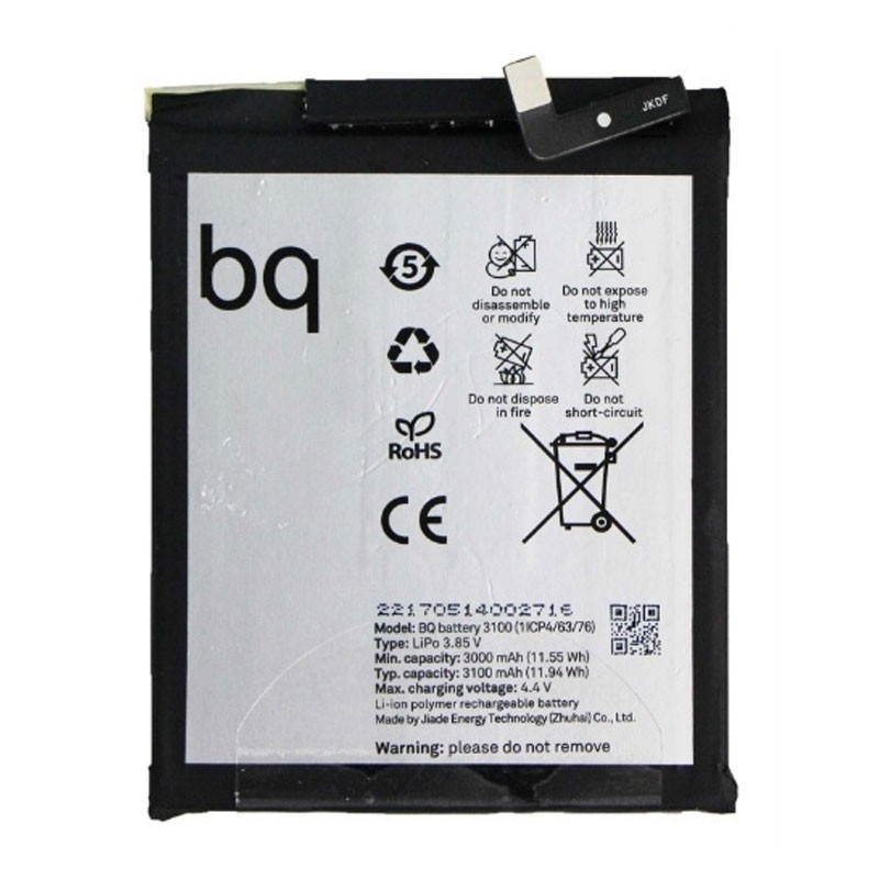 Bateria original  de 3100 mAh para  BQ Aquaris X / X Pro