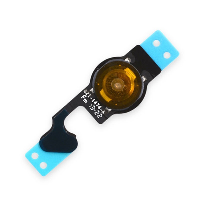 Cabo flex com interruptor home preto para iphone 5