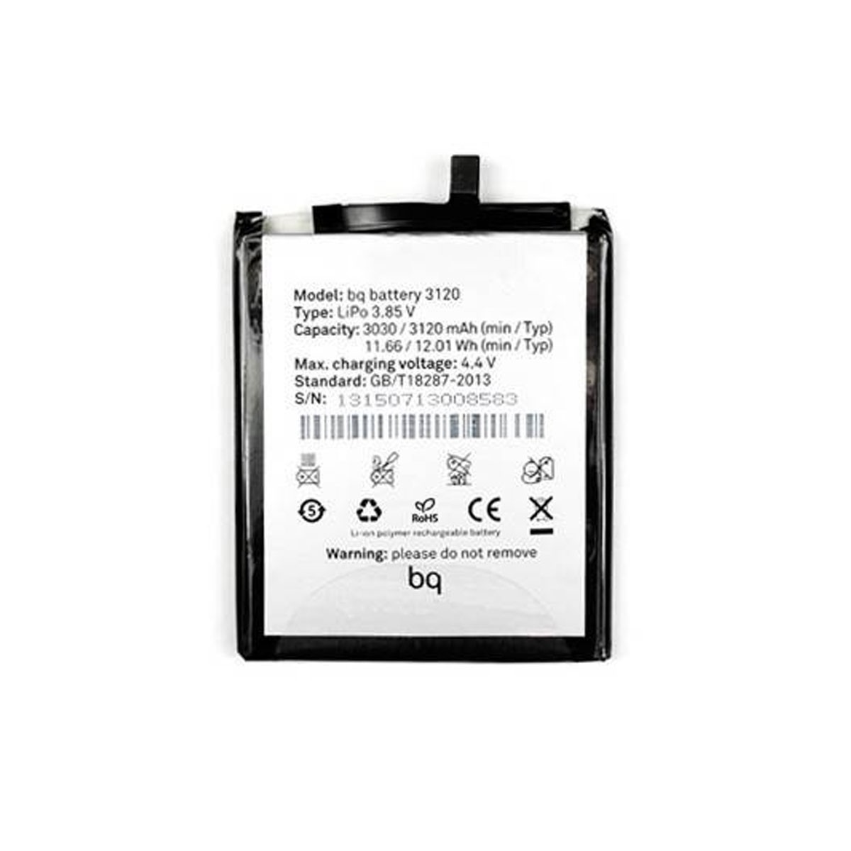 Batería de 3120 mAh para Bq M5 ORIGINAL nueva 