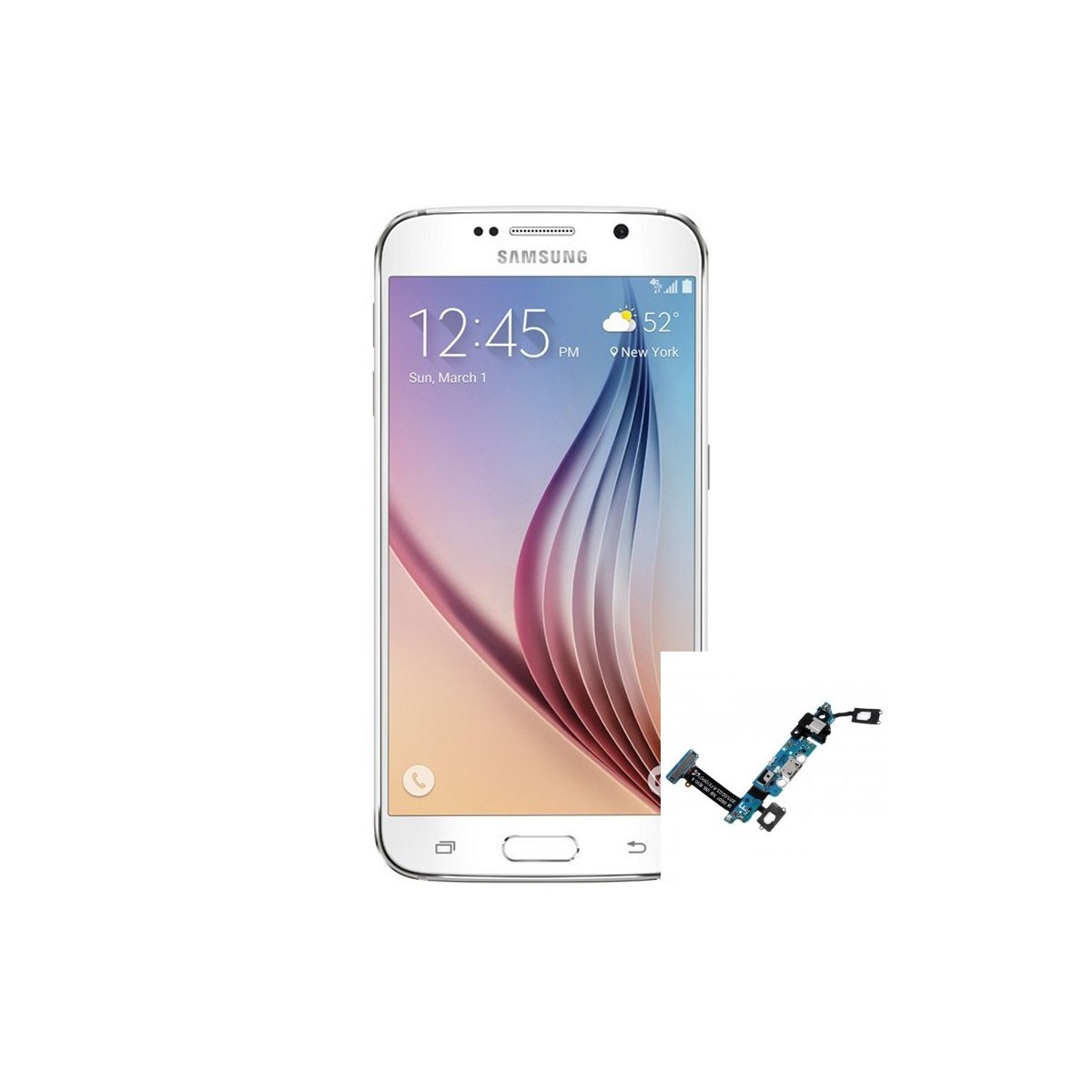 Reparacion conector de carga de Samsung Galaxy S6 G920F
