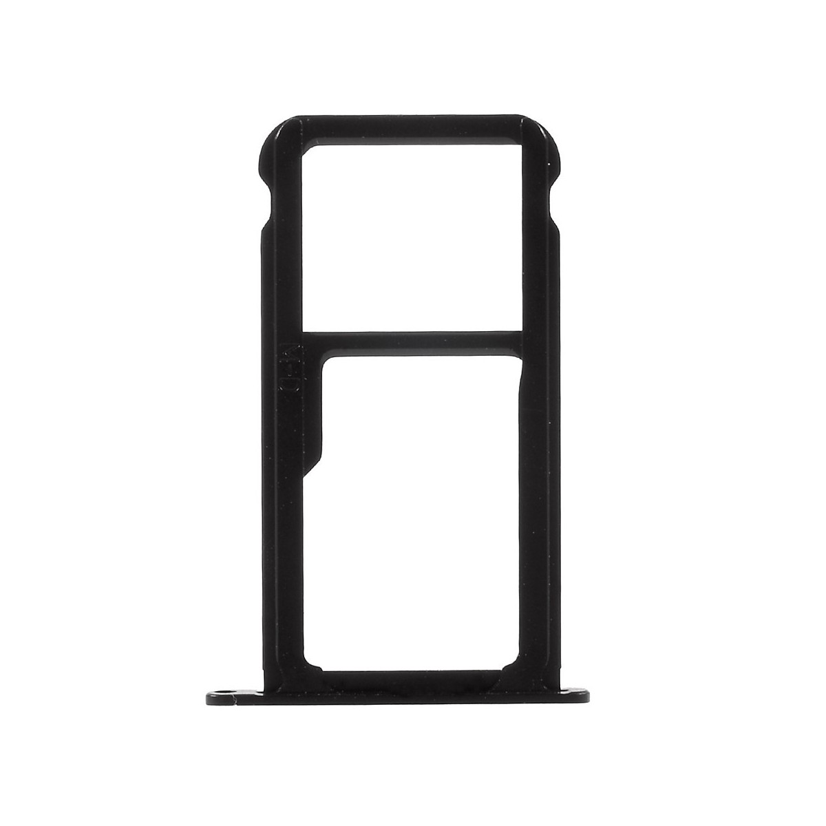 Bandeija DUAL SIM Micro SD Huawei P10 lite preta