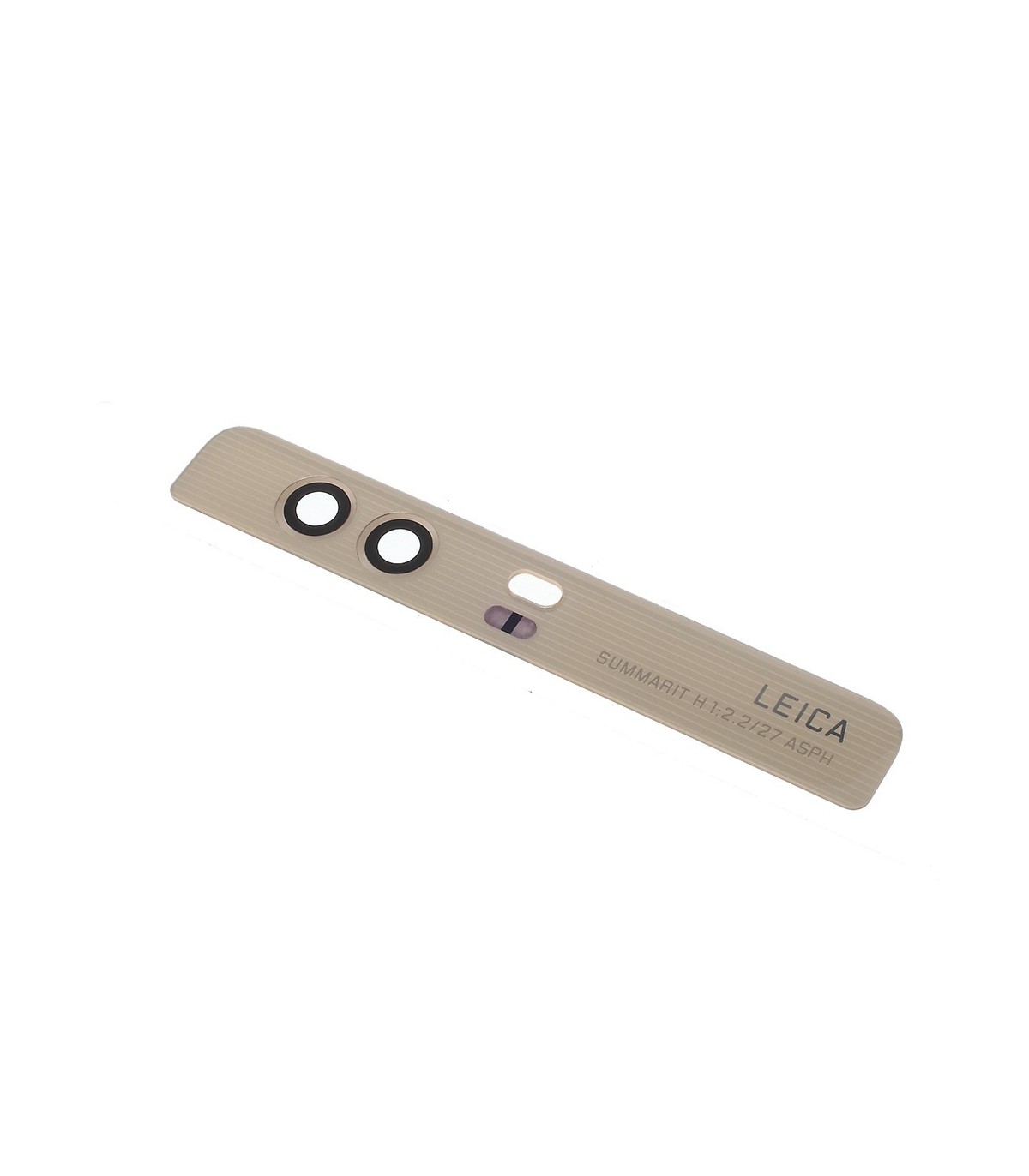 Embellecedor superior trasero + lente de camara para Huawei P9 Plus - Oro