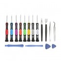 Kit Herramientas profesional para teléfonos, smartphone, tablets, móviles y equipos electrónicos 16 en 1