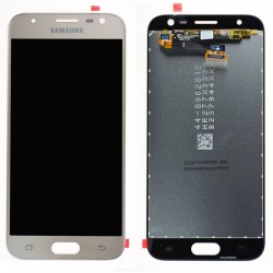 Pantalla completa (LCD/display + digitalizador/táctil) dorada para Samsung Galaxy J3 (2017), J330F