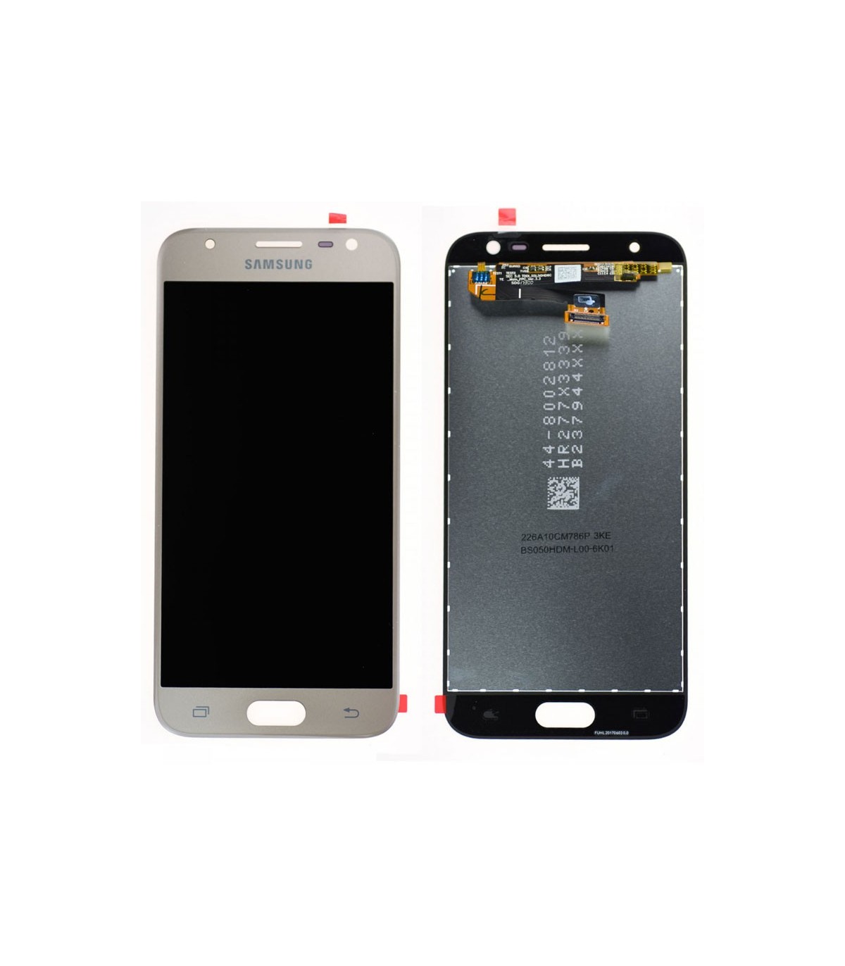 Pantalla completa (LCD/display + digitalizador/táctil) dorada para Samsung Galaxy J3 (2017), J330F