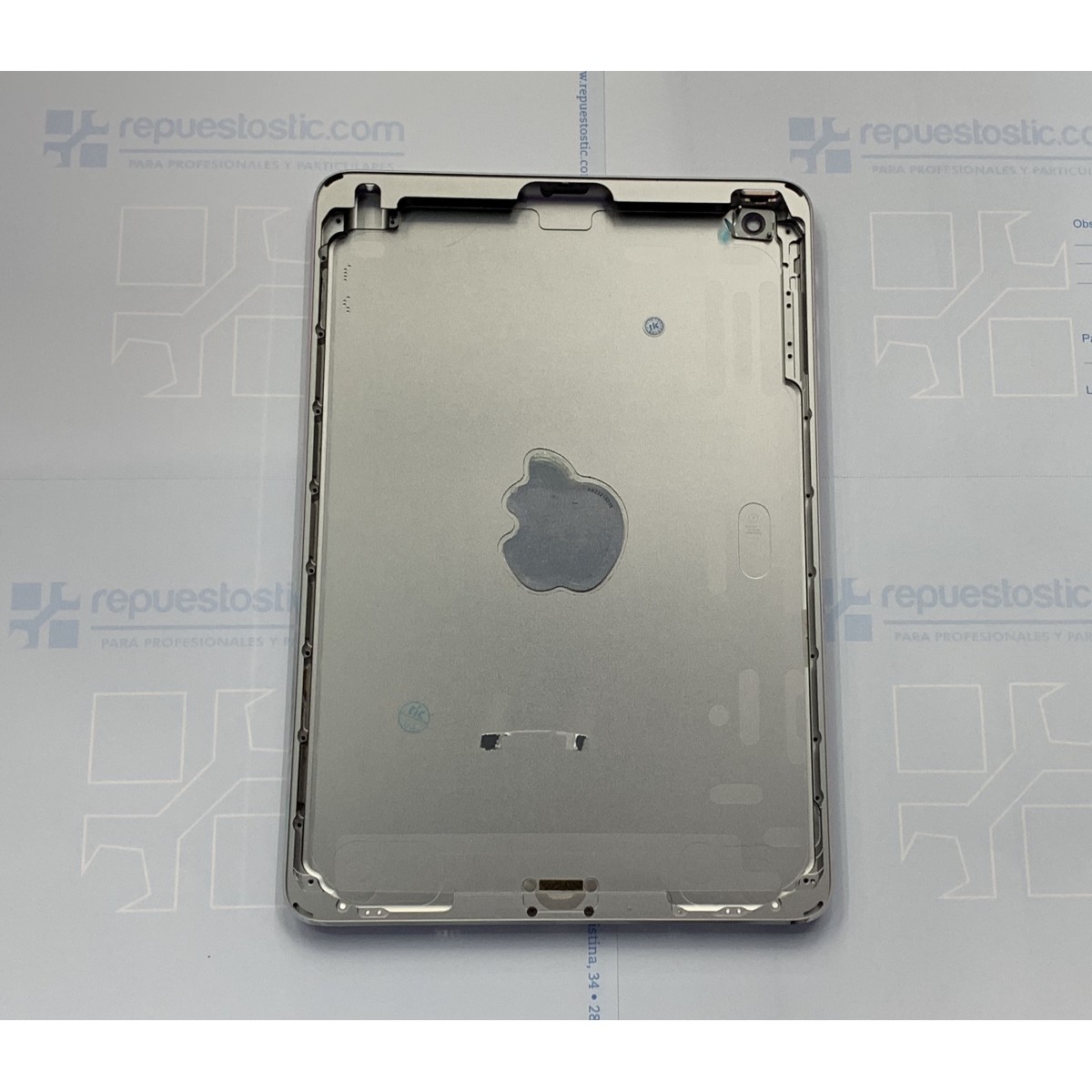 Carcasa Trasera Gris para iPad Mini Wifi