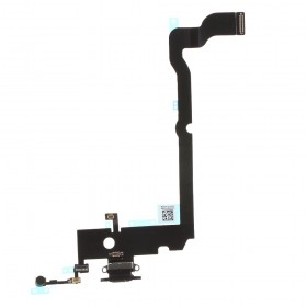 Flex conector de carga iPhone XS Max Preto