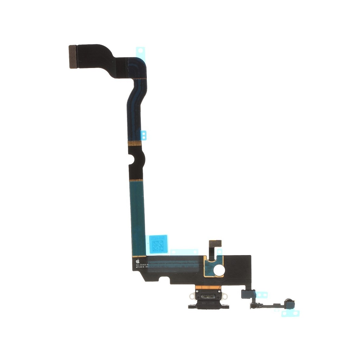 Flex conector de carga iPhone XS Max Negro
