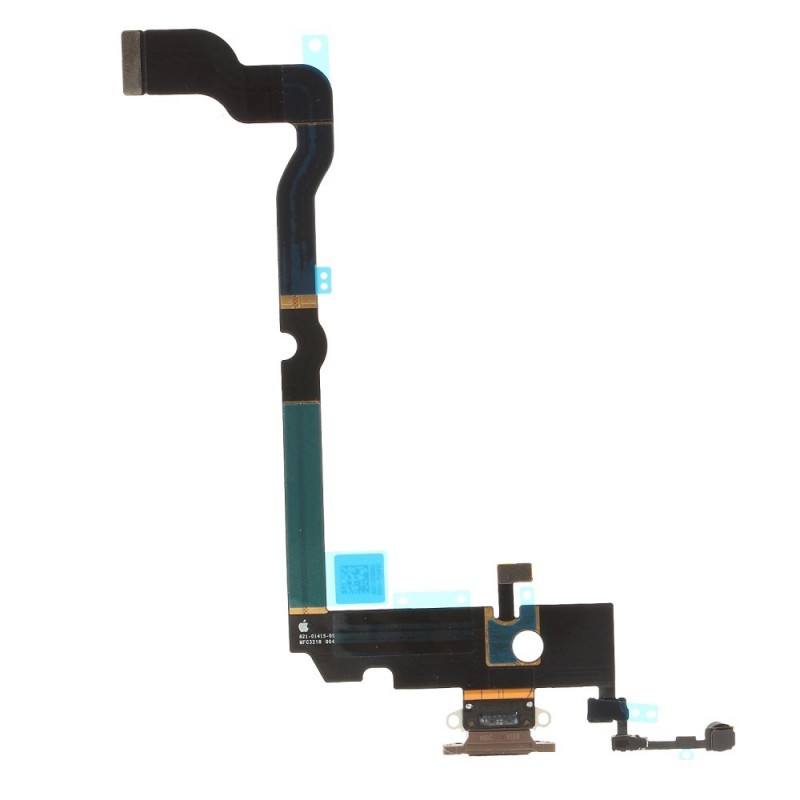 Flex conector de carga iPhone XS Max Negro