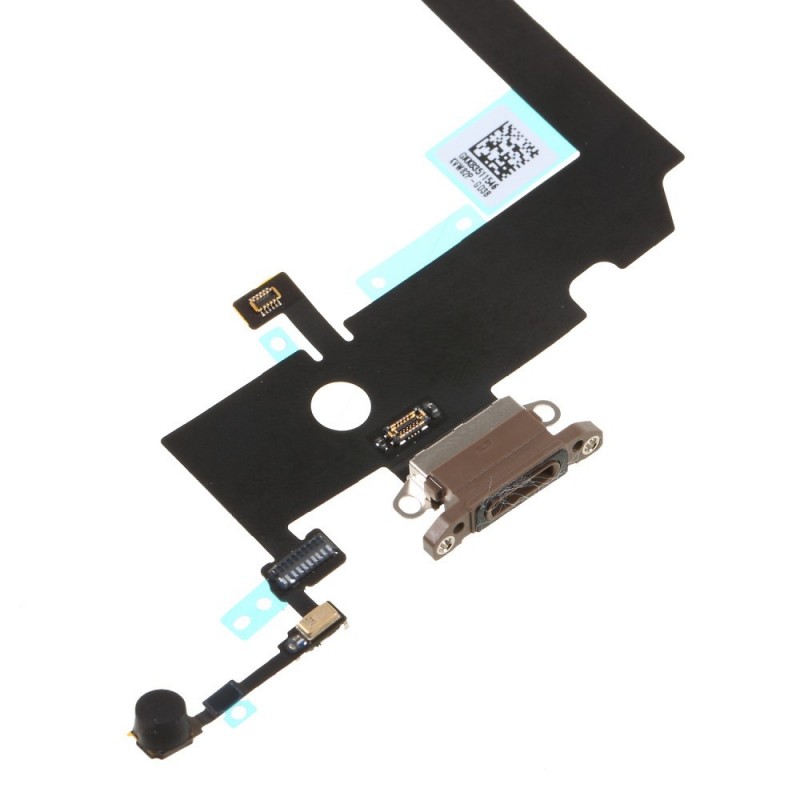Flex conector de carga iPhone XS Max Preto