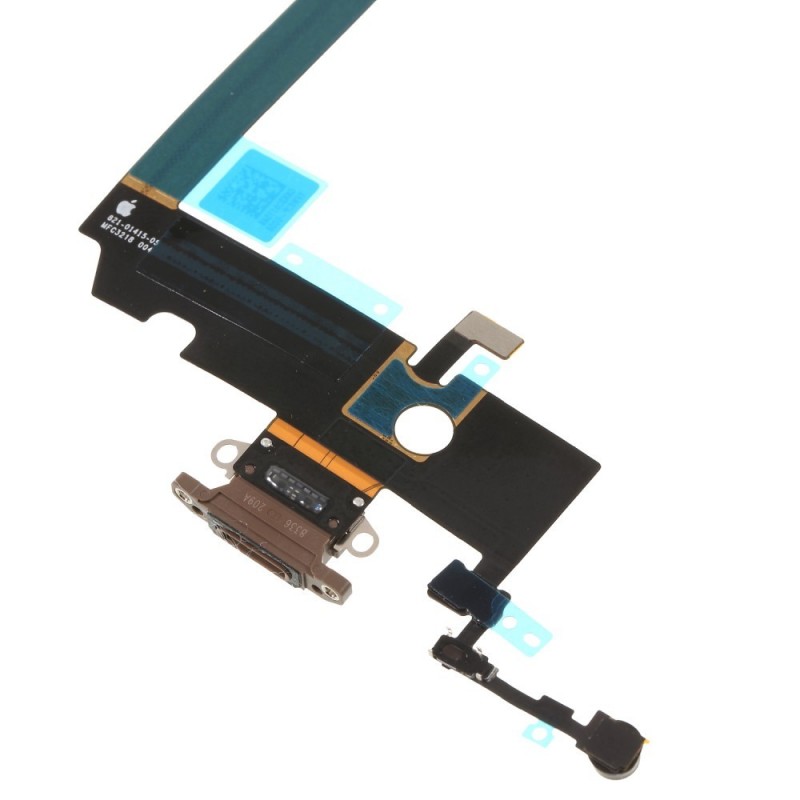 Flex conector de carga iPhone XS Max Preto