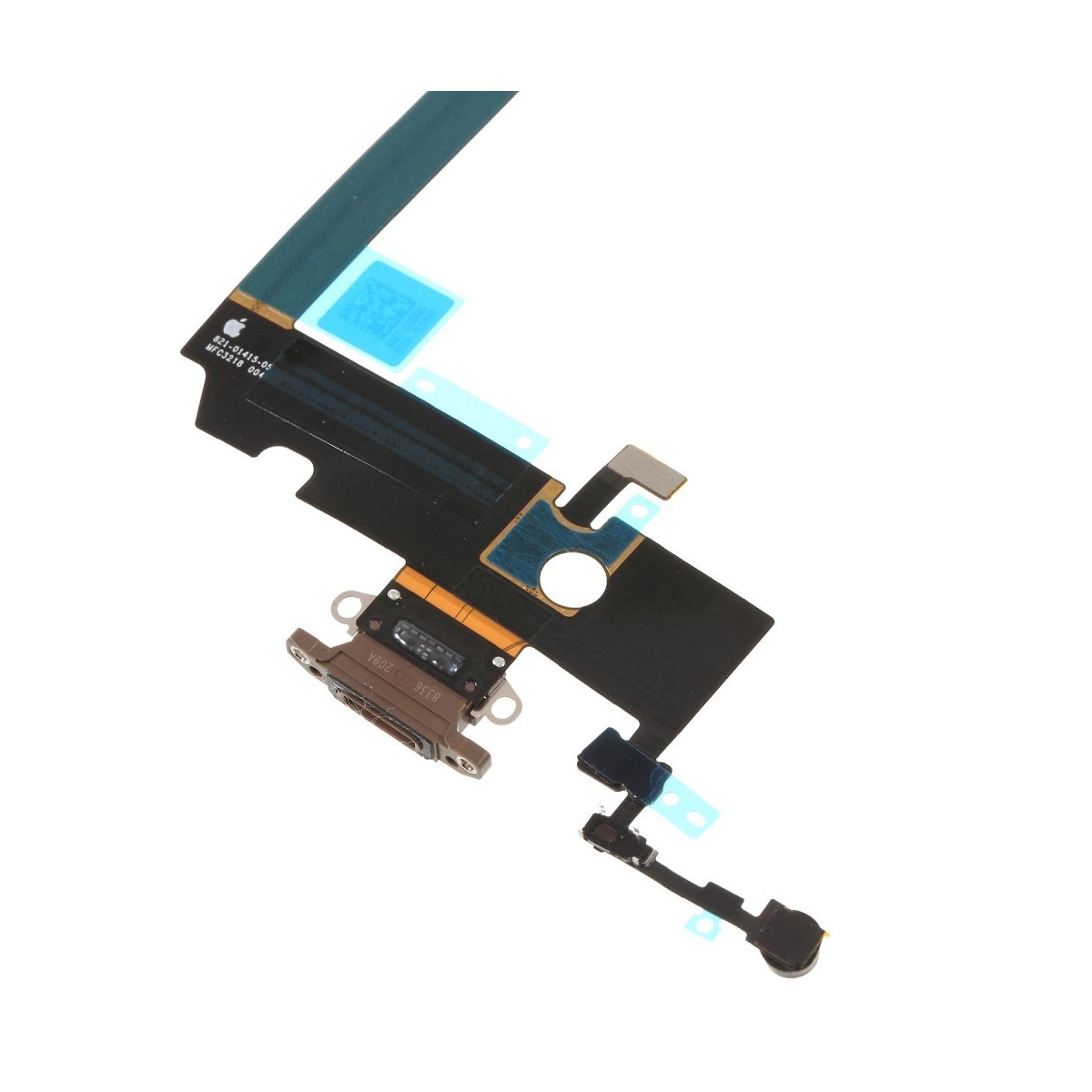 Flex conector de carga iPhone XS Max Preto