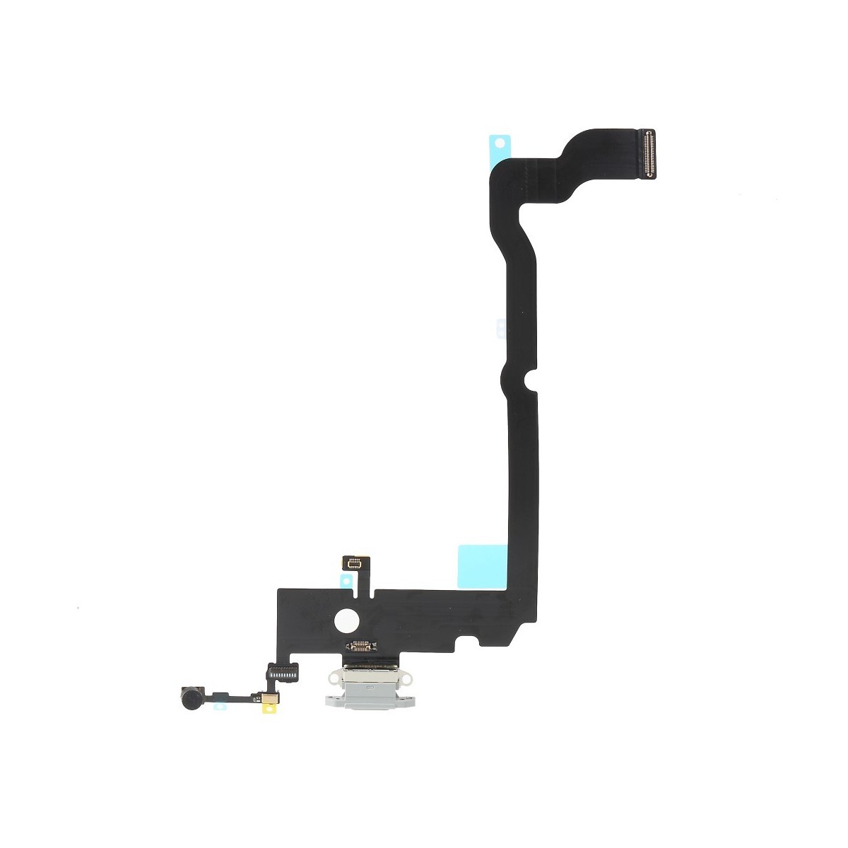 Flex conector de carga iPhone XS Max Cinza