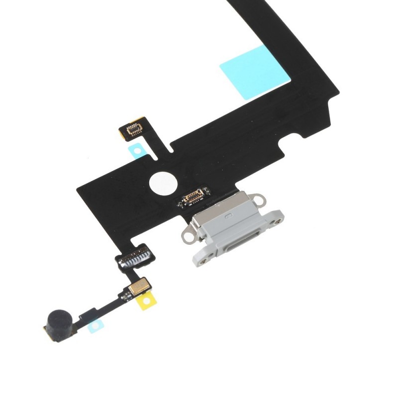 Flex conector de carga iPhone XS Max Gris