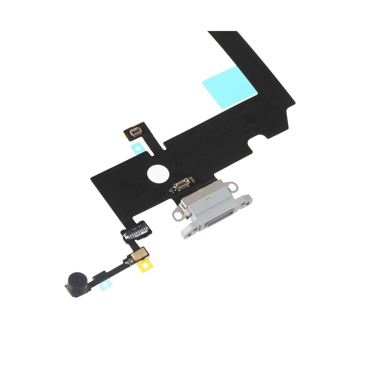 Flex conector de carga iPhone XS Max Gris
