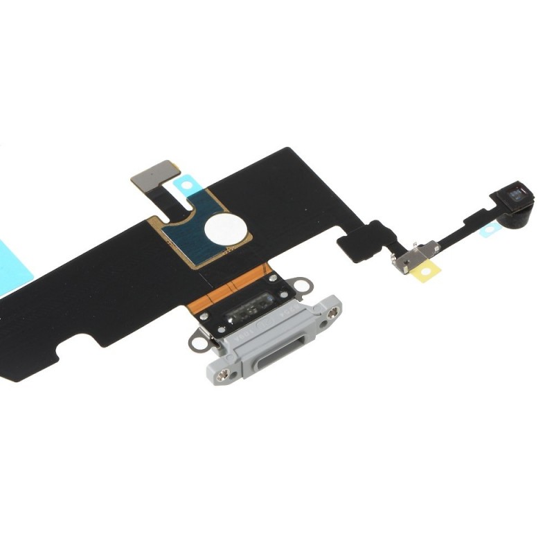 Flex conector de carga iPhone XS Max Gris