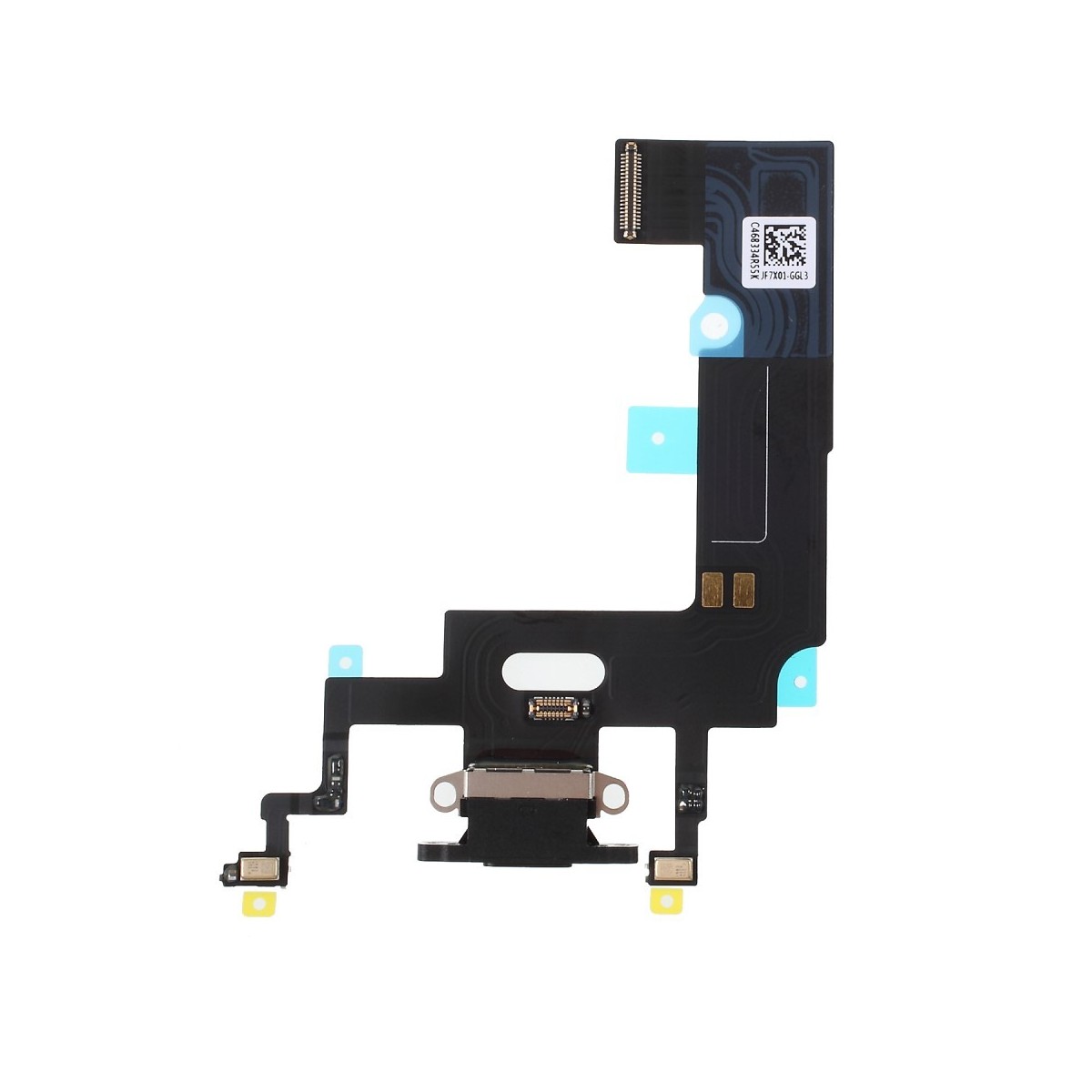 OEM Charging Port Flex Cable Replace Part for iPhone XS Max 6.5 inch - Black