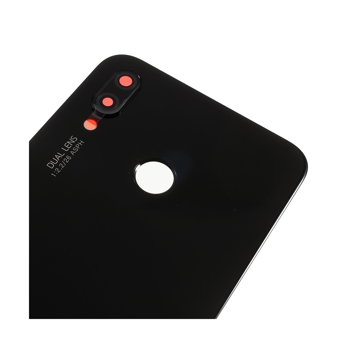 Tapa Trasera + Lente camara Huawei P20 lite/ nova 3e Negra