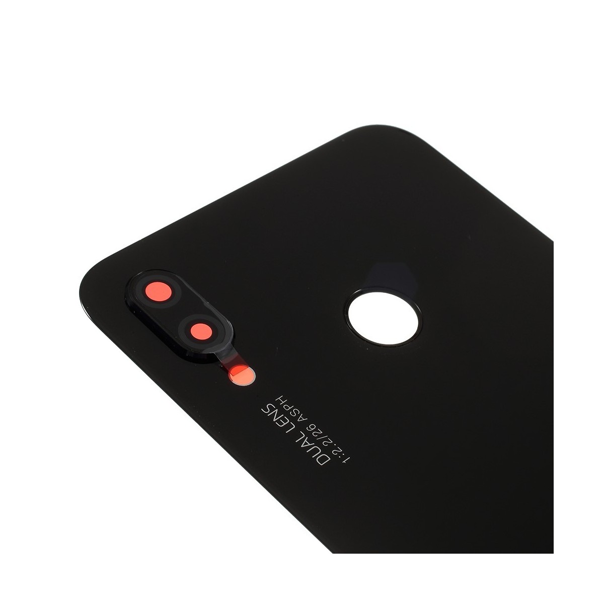 Tapa Trasera + Lente camara Huawei P20 lite/ nova 3e Negra