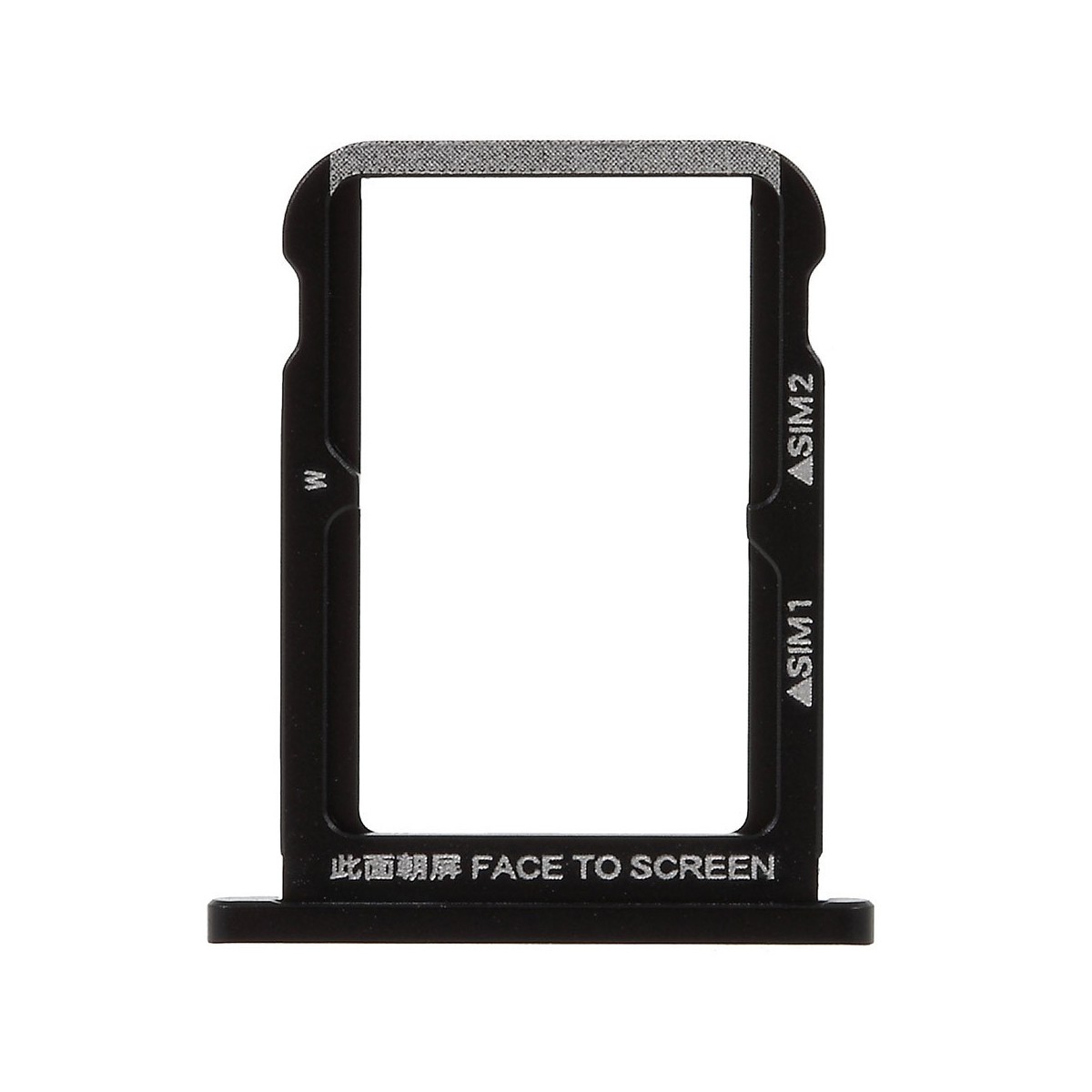 Bandeija Dual SIM Micro SD Xiaomi Mi 6X/ Mi A2 Preta