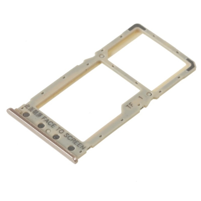 Bandeja DUAL SIM Micro SD Xiaomi Redmi 6/6A oro